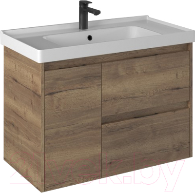 Тумба с умывальником Briz Берн Грэйс 90 / 238-03-20090-15 00 ВЕЛ - фото