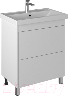 Тумба с умывальником Briz Риччи Фостер 70 / 360 03-08070-06 00 БЕЛ - фото