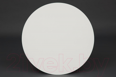 Обеденный стол Tetchair Bosco D90 (белый/натуральный бук)