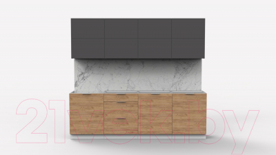 Готовая кухня Интермебель Микс Топ-38 2.4м без столешницы