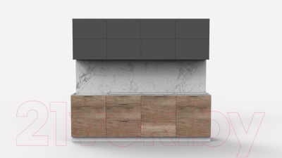 Готовая кухня Интермебель Микс Топ-38 2.4м без столешницы