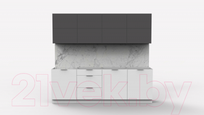 Готовая кухня Интермебель Микс Топ-38 2.4м без столешницы