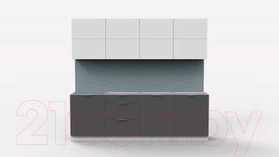 Готовая кухня Интермебель Микс Топ-38 2.4м без столешницы