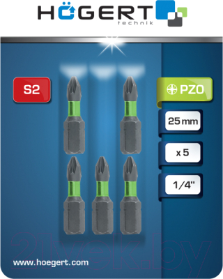 Набор бит Hoegert HT1S125