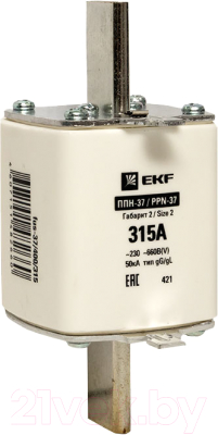 Предохранитель плавкий EKF PROxima fus-37/400/315 - фото