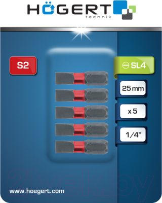 Набор бит Hoegert HT1S130