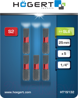 Набор бит Hoegert HT1S132