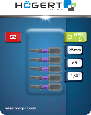 Набор бит Hoegert HT1S145