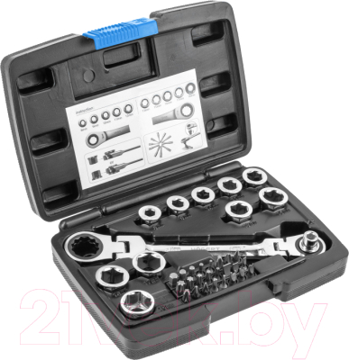 Гаечный ключ Hoegert С насадками HT1R491 - фото