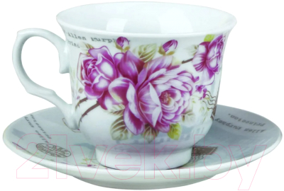 Чашка с блюдцем Rosenberg R-255201 - фото