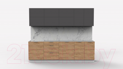 Готовая кухня Интермебель Микс Топ-39 2.6м без столешницы