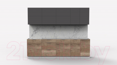 Готовая кухня Интермебель Микс Топ-39 2.6м без столешницы