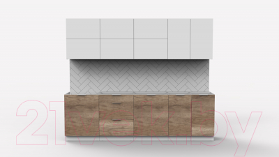 Готовая кухня Интермебель Микс Топ-39 2.6м без столешницы