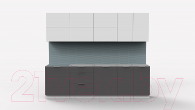 Готовая кухня Интермебель Микс Топ-39 2.6м без столешницы