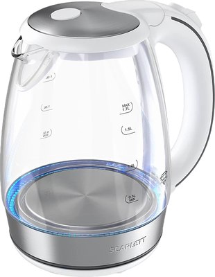 Электрочайник Scarlett SC-EK27G37 (белый) - фото