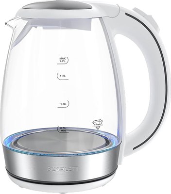 Электрочайник Scarlett SC-EK27G37 (белый)