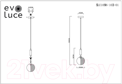 Потолочный светильник ST Luce SLE1096-103-01