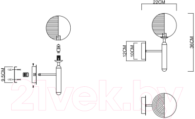 Бра ST Luce SLE1096-201-01