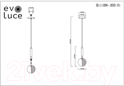 Потолочный светильник ST Luce SLE1096-203-01