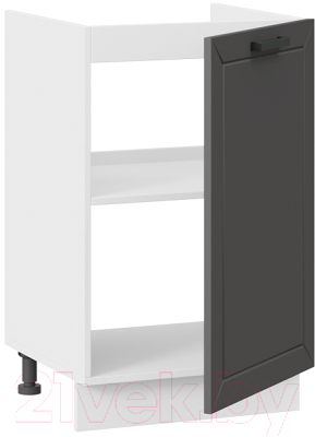 Шкаф под мойку ТриЯ Лорас 1Н5М (белый/холст вулкан)