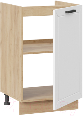 Шкаф под мойку ТриЯ Лорас 1Н5М (дуб крафт золотой/холст белый)