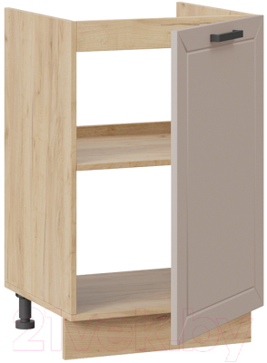 Шкаф под мойку ТриЯ Лорас 1Н5М (дуб крафт золотой/холст латте)