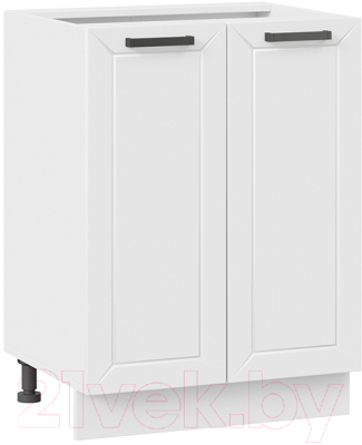 Шкаф-стол кухонный ТриЯ Лорас 1Н6 (белый/холст белый) - фото