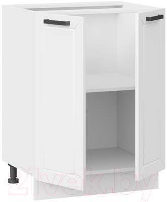 Шкаф-стол кухонный ТриЯ Лорас 1Н6 (белый/холст белый)