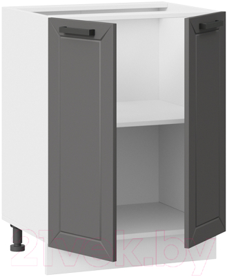 Шкаф-стол кухонный ТриЯ Лорас 1Н6 (белый/холст вулкан)