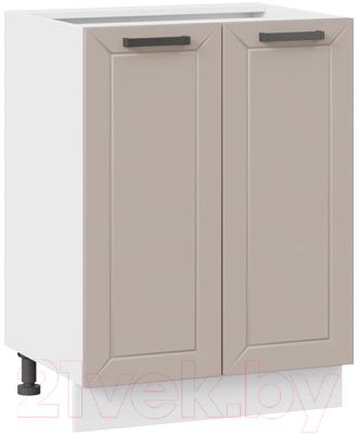 Шкаф-стол кухонный ТриЯ Лорас 1Н6 (белый/холст латте) - фото