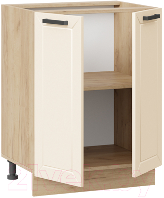 Шкаф-стол кухонный ТриЯ Лорас 1Н6 (дуб крафт золотой/холст брюле)