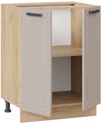 Шкаф-стол кухонный ТриЯ Лорас 1Н6 (дуб крафт золотой/холст латте)