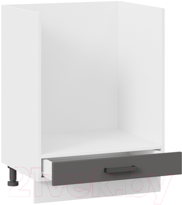 Шкаф под духовку ТриЯ Лорас 1Н6Б (белый/холст вулкан)