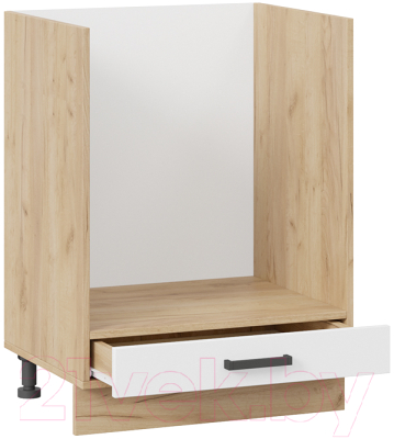 Шкаф под духовку ТриЯ Лорас 1Н6Б (дуб крафт золотой/холст белый)