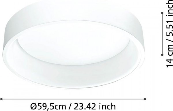 Потолочный светильник Eglo Marghera 1 39287