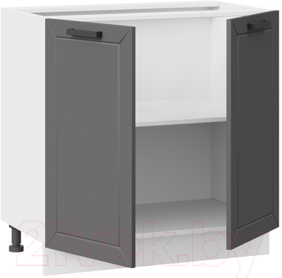 Шкаф-стол кухонный ТриЯ Лорас 1Н8 (белый/холст вулкан)