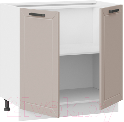 Шкаф-стол кухонный ТриЯ Лорас 1Н8 (белый/холст латте)
