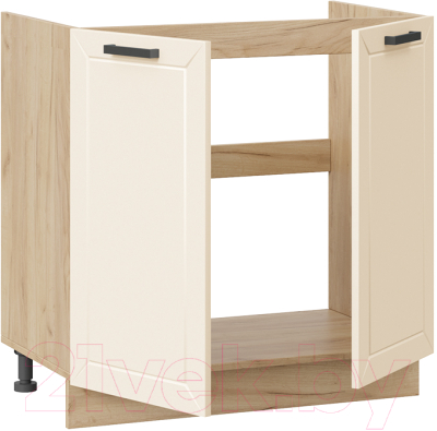 Шкаф под мойку ТриЯ Лорас 1Н8М (дуб крафт золотой/холст брюле)