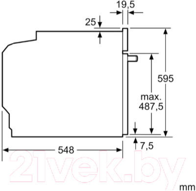 Электрический духовой шкаф Bosch HRA334EB0