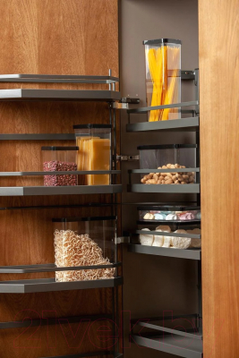 Емкость для хранения Rotho Loft Premium / 1160408080 (прозрачный/черный)