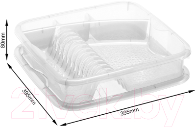 Сушилка для посуды Rotho Geometric / 1703200096