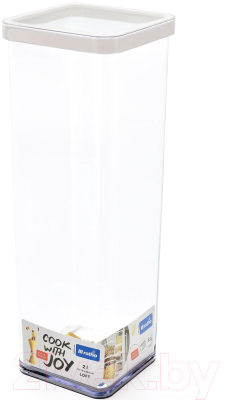 Емкость для хранения Rotho Loft Premium / 1160690000 (прозрачный/белый)