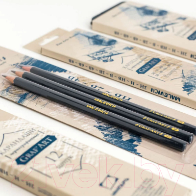 Набор простых карандашей Малевичъ Graf'Art / 197903