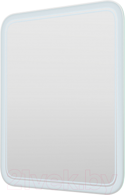 Зеркало Пекам Marta 2 70x80 / marta2-70x80dcl (с подсветкой, сенсором на взмах руки и часами) - фото