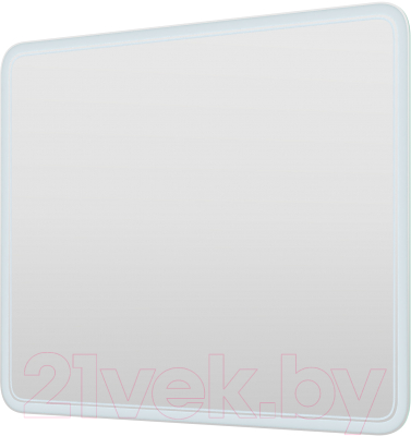 Зеркало Пекам Marta 2 100x80 / marta2-100x80dcl (с подсветкой, сенсором на взмах руки и часами) - фото