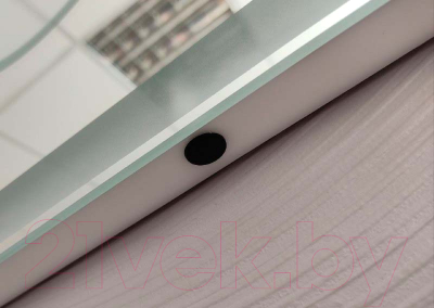 Зеркало Пекам Marta 2 100x80 / marta2-100x80dcl (с подсветкой, сенсором на взмах руки и часами)