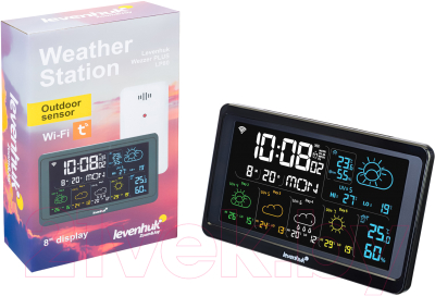Метеостанция цифровая Levenhuk Wezzer Plus LP80 / 78898
