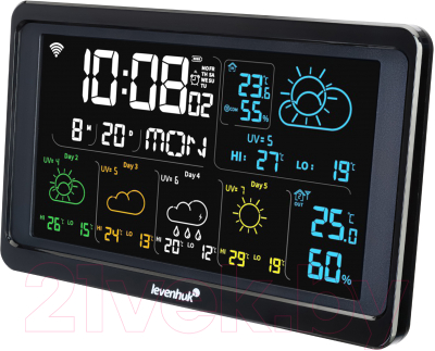 Метеостанция цифровая Levenhuk Wezzer Plus LP80 / 78898