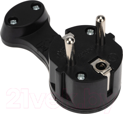 Вилка штепсельная Rexant Евро / 16-0736