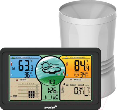 Метеостанция цифровая Levenhuk Wezzer Plus LP70 / 78897 - фото